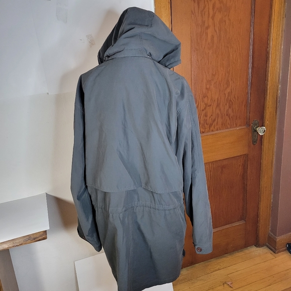 Mens London Fog Gray Microfiber Jacket Size 46 Reg - Picture 5 of 15